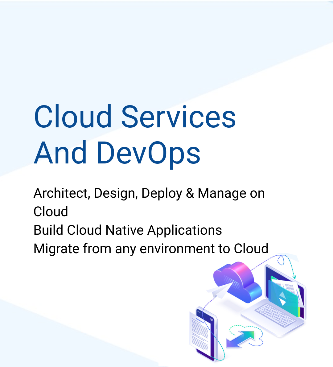 Architect, Design, Deploy & Manage on Cloud Build Cloud Native Applications