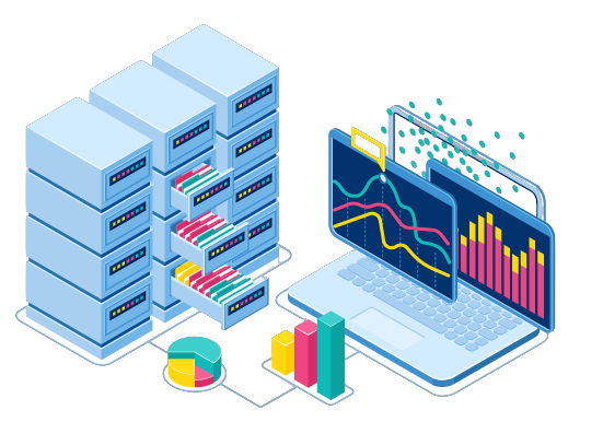 Data extraction and graphical representation by Clustrex Data Analytics