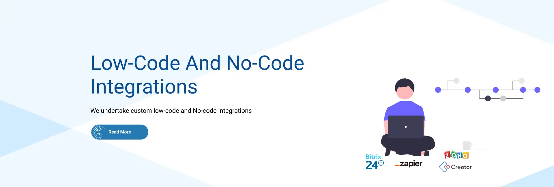 Low-Code / No-Code Integrations - We undertake custom low-code and No-code integrations